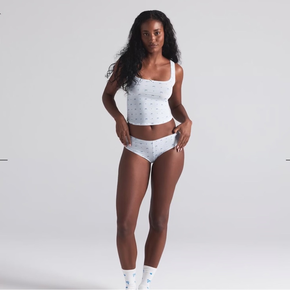 SKIMS Fits Everybody Cloud Bow Intimates Set